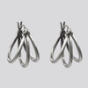 Large Triple Hoop Earrings - EJ2334