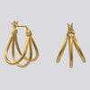 Large Triple Hoop Earrings - EJ2334