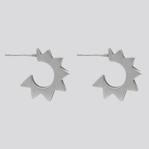 Spiked Hoop Earrings - EJ2339