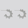 Spiked Hoop Earrings - EJ2339