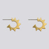 Spiked Hoop Earrings - EJ2339