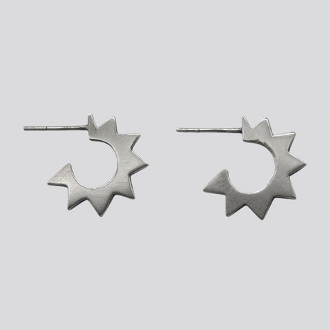 Spiked Hoop Earrings - EJ2339
