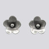 Large Domed Flower Earrings - EJ2344
