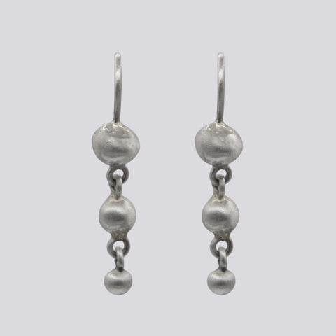 Triple Ball Dangle Earrings - EJ2347