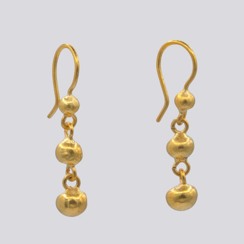Graduated Ball Dangle Earrings - EJ2350