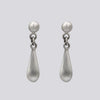 Ball Stud with Long Teardrop Earrings - EJ2352