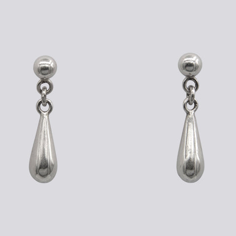 Ball Stud with Long Teardrop Earrings - EJ2352