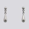 Ball Stud with Long Teardrop Earrings - EJ2352