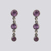 Graduated Stone Stud Earrings - EJ2358