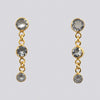Graduated Stone Stud Earrings - EJ2358