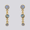 Graduated Stone Stud Earrings - EJ2358