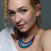 Long Coral Earrings With Dangles