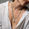 Knotted Apatite Necklace - KNTAP-7