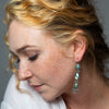 Large Labradorite Earrings With Dangles