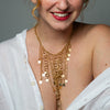 Front and Back Assorted Drops Necklace - NECKLACE 7