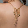 Front and Back Assorted Drops Necklace - NECKLACE 7