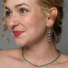 Pink Tourmaline Chandelier Earrings