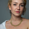 Handmade Beaded Peridot Necklace - NECKLACE 12