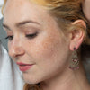 Filigree Pink Tourmaline Earrings - EARRINGS 45