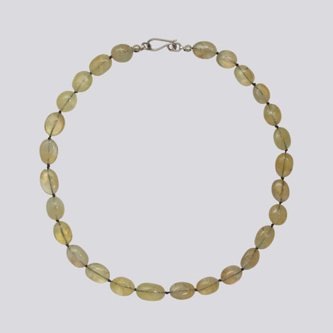 Knotted Lemon Quartz Necklace - KNTLQ-1