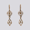 Filigree Drop and Dangle Earrings