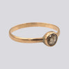 Brown Diamond Gold Ring - Size 8