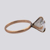 Rainbow Moonstone Gold Ring - Size 7