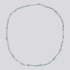 Knotted Grandidierite Necklace - KNTGDT-1