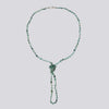 Knotted Grandidierite Necklace - KNTGDT-1