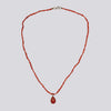 Coral Necklace with Coral Pendant