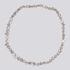 Knotted White Pearl Necklace
