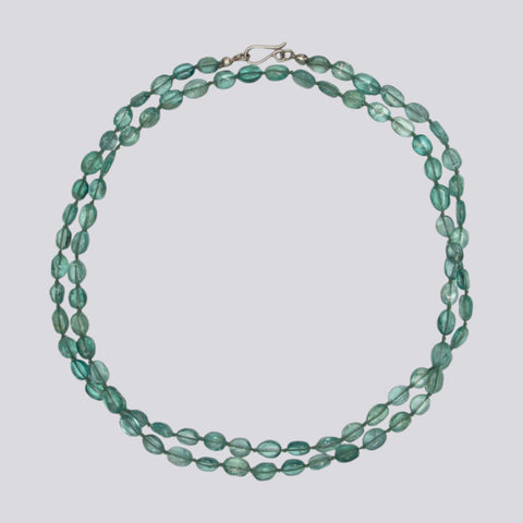 Knotted Apatite Necklace - KNTAP-6
