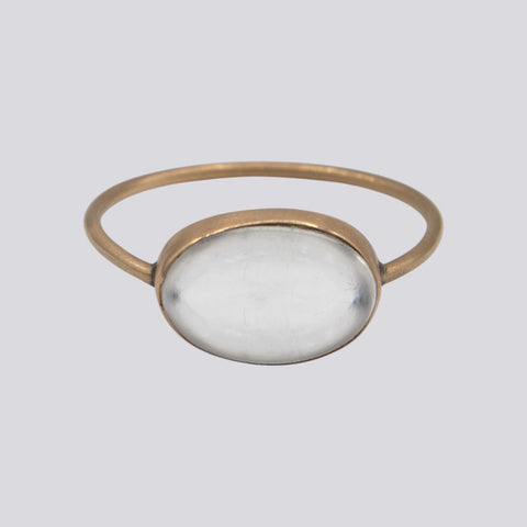 Clear Quartz Ring - Size 9