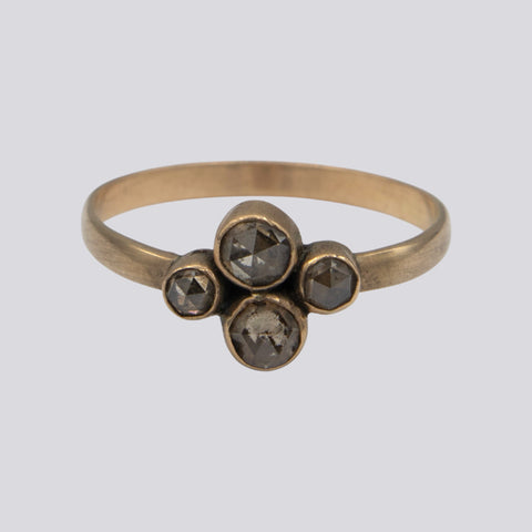 Brown Diamond Ring - Size 8 1/2