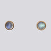 Rainbow Moonstone Studs
