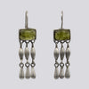 Peridot Earrings With Sterling Silver Dangles