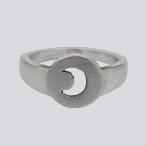Cut Out Moon Ring