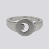 Cut Out Moon Ring