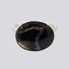 Banded Black Onyx Ring - Size 8