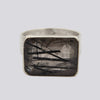 Tourmalated Quartz Ring - Size 8