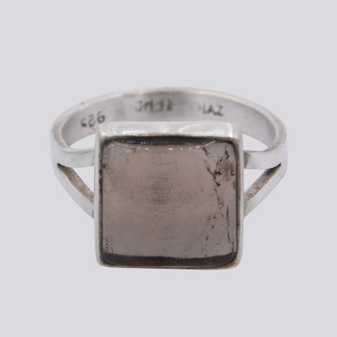 Smokey Quartz Ring - Size 8