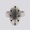 Mid Century Cutout Ring - Size 9