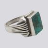 Turquoise Deco Ring - Size 9