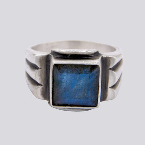 Labradorite Deco Ring - Size 9