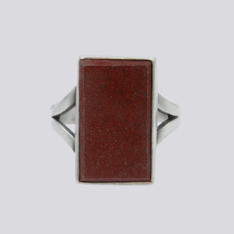 Red Jasper Ring - Size 8 - RING 49