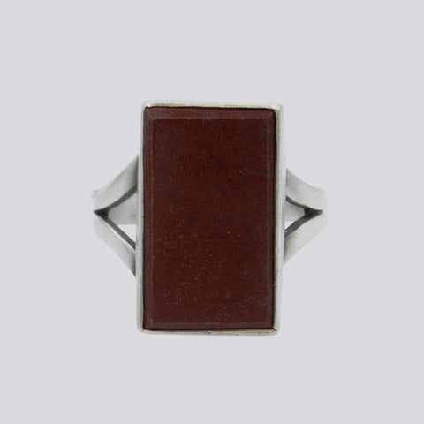 Red Jasper Ring - Size 8