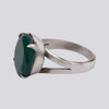 Faceted Green Onyx Ring - Size 8