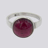 Cabochon Garnet Ring - Size 8