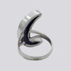 Lapis Moon Ring - Size 7