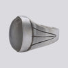 Grey Moonstone Ring - Size 8